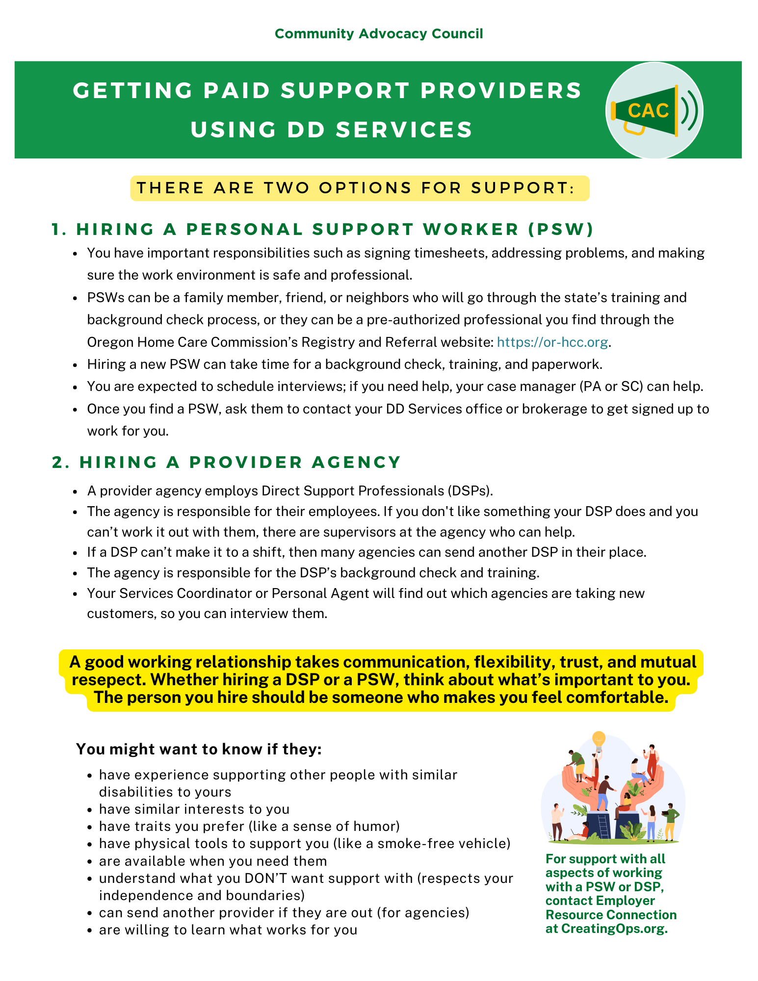 CAC Advocacy Initiative | Center on Human Development